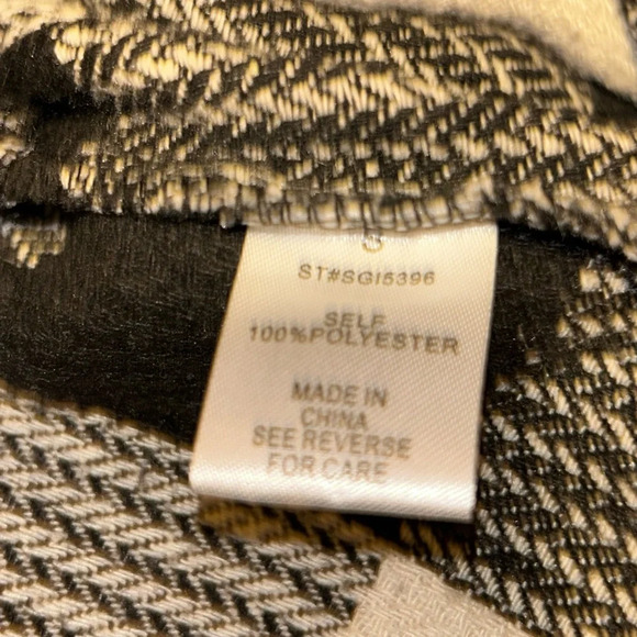 Flannel Plaid Mini Skirt black and white - Picture 7 of 8